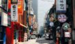 韓国の商店街の風景