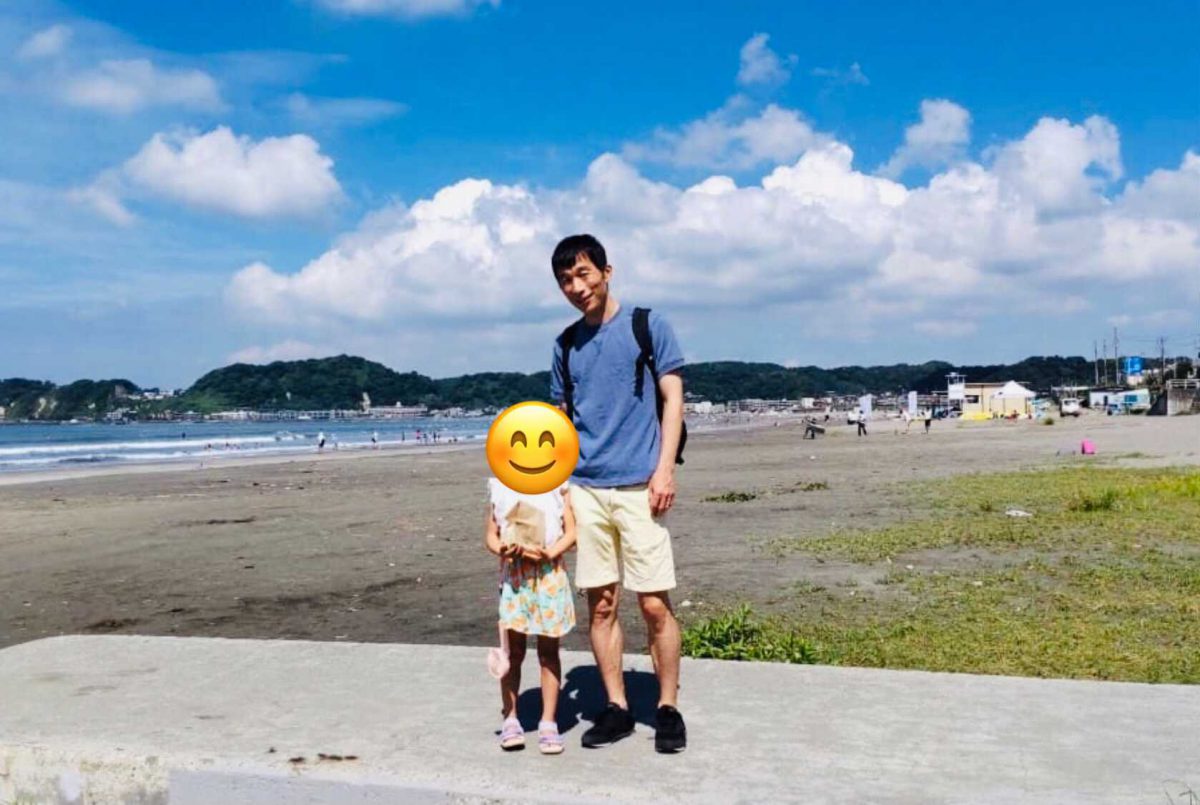 N様写真_鎌倉にてお子様とツーショット